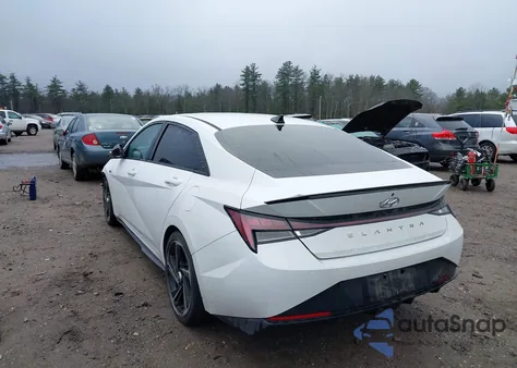 2022 Hyundai Elantra N Line from USA, damaged, VIN KMHLR4AF6NU239044